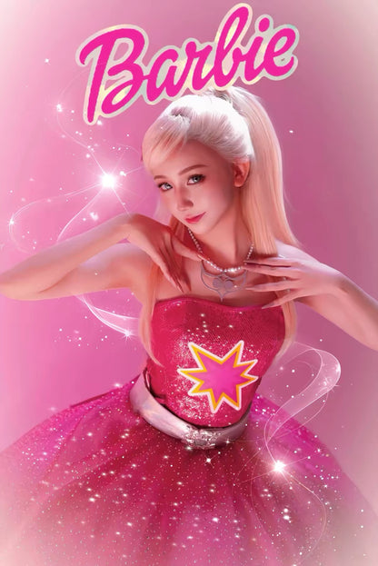 Barbie: A Fashion Fairytale Dress Cosplay Costume Upgraded Version