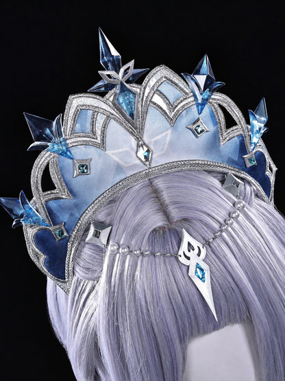 Tsaritsa cosplay headpiece and wig details