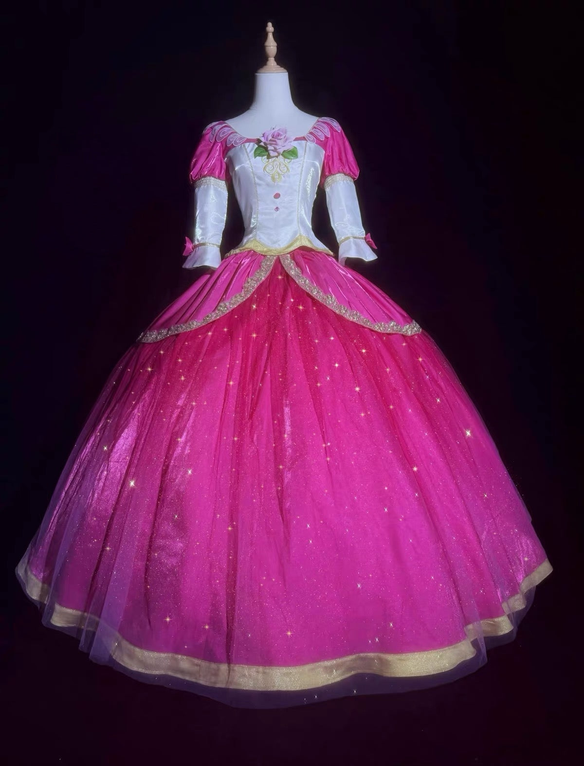 Pink Embroidered Princess Costume Set | Rainybear