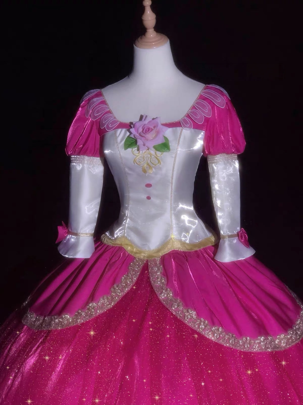 Pink Embroidered Princess Costume Set | Rainybear