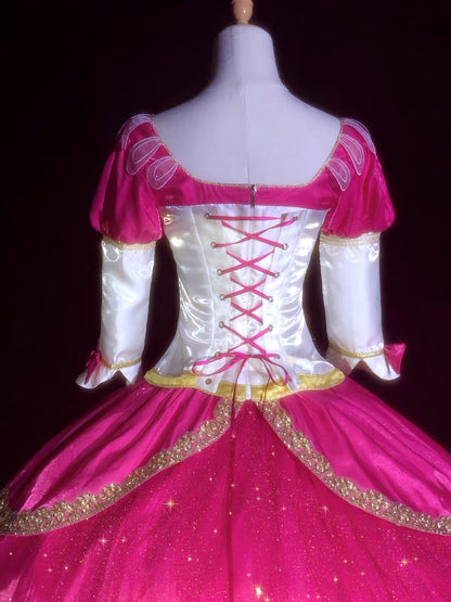 Pink Embroidered Princess Costume Set | Rainybear