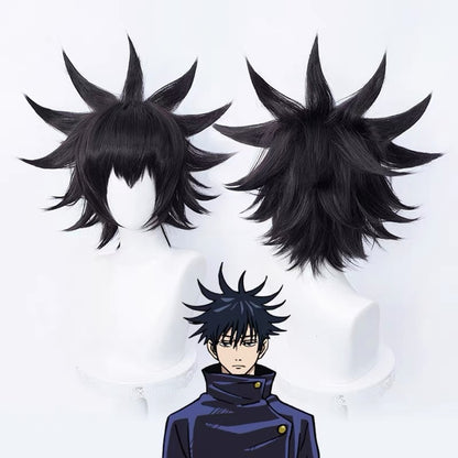 Jujutsu Kaisen Megumi Fushiguro Black Cosplay Wig