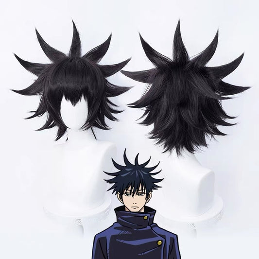 Jujutsu Kaisen Megumi Fushiguro Black Cosplay Wig