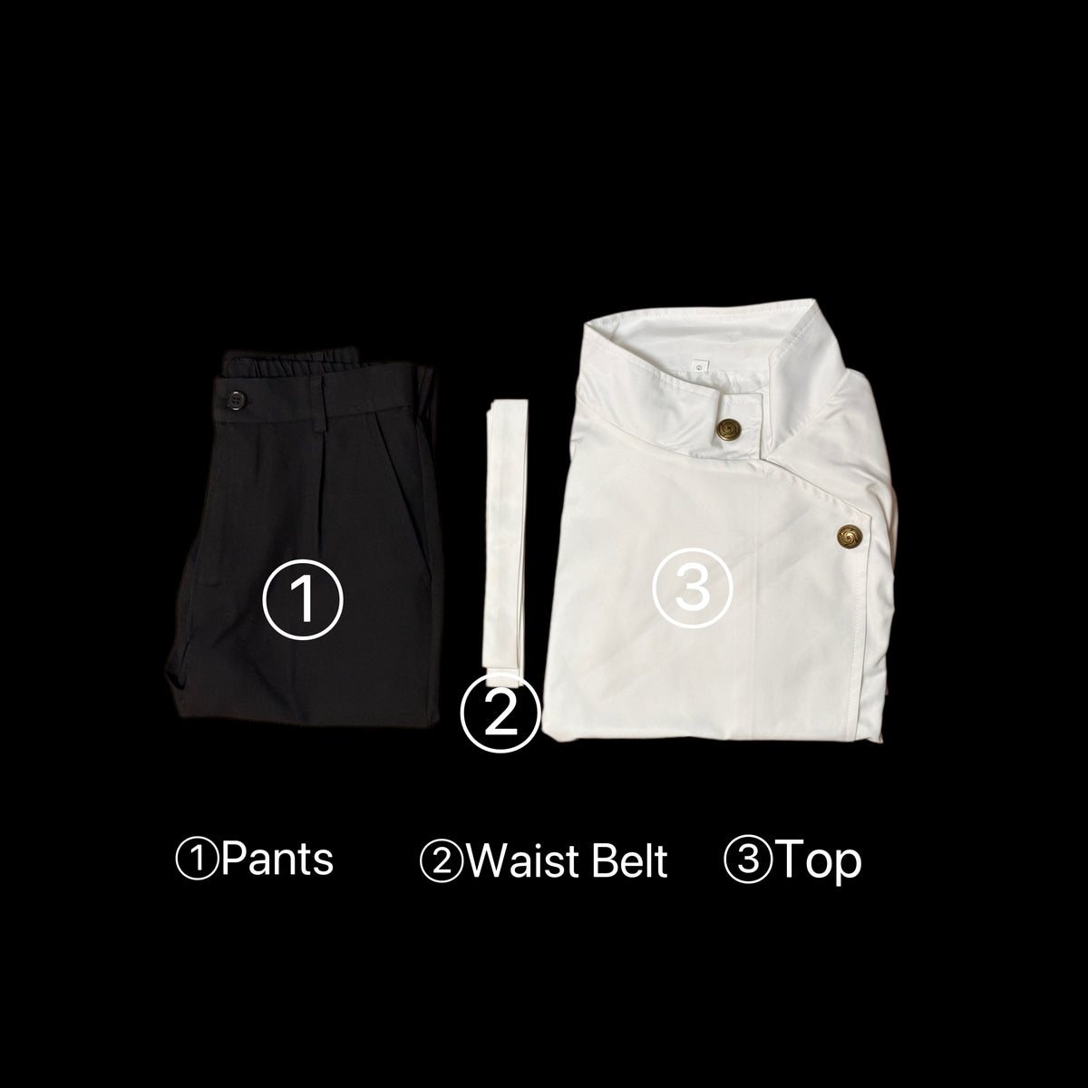 Yuta Okkotsu Cosplay Costume – Jujutsu Kaisen White Uniform