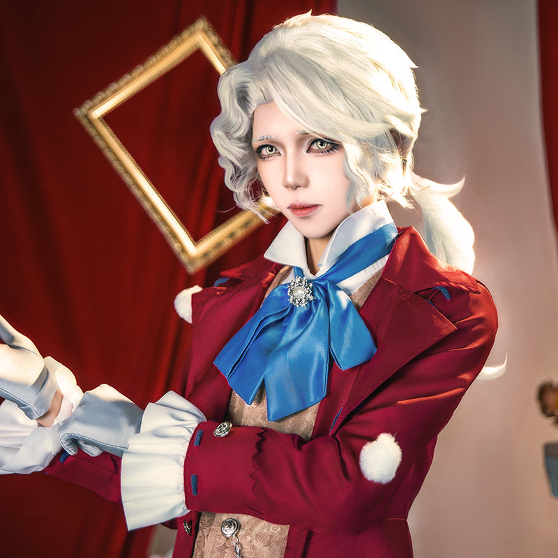 Identity V The Composer Frederick Kreiburg Cosplay Costume/Wig