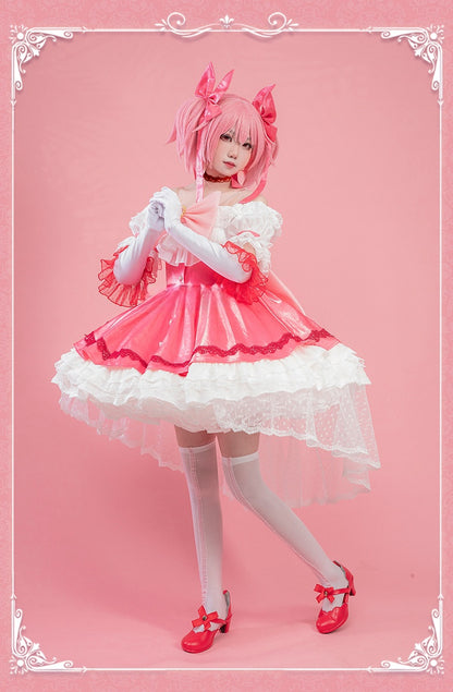 Puella Magic Madoka Magica Madoka Kaname Walpurgisnacht Rising Cosplay Costume