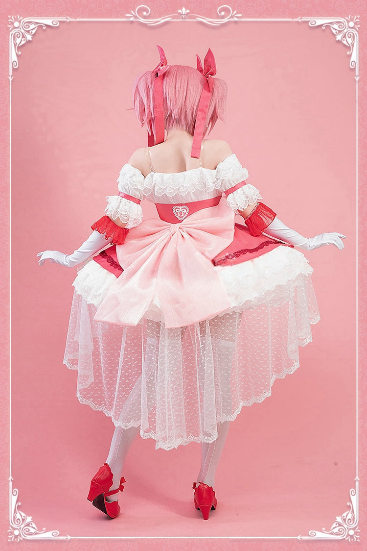 Puella Magic Madoka Magica Madoka Kaname Walpurgisnacht Rising Cosplay Costume