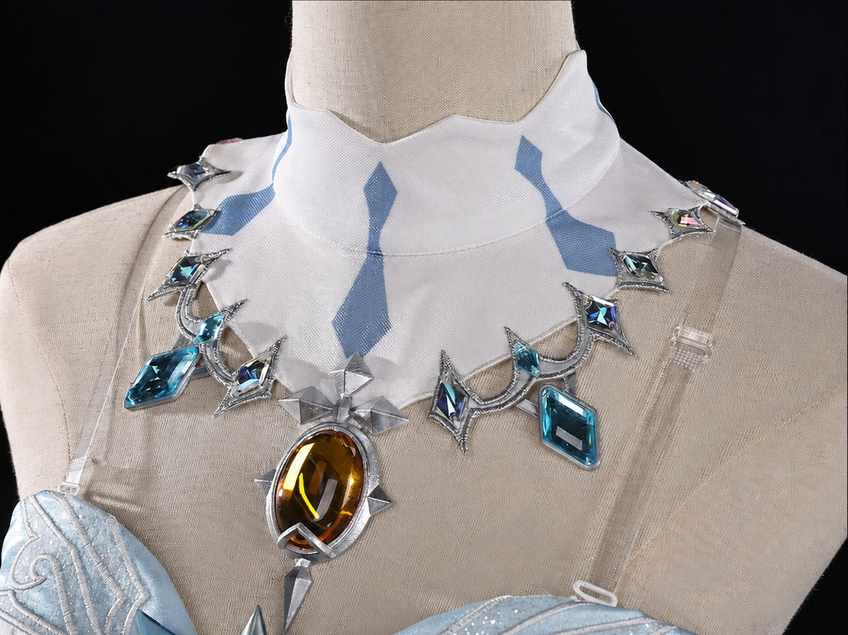 Cryo Archon cosplay costume necklace details