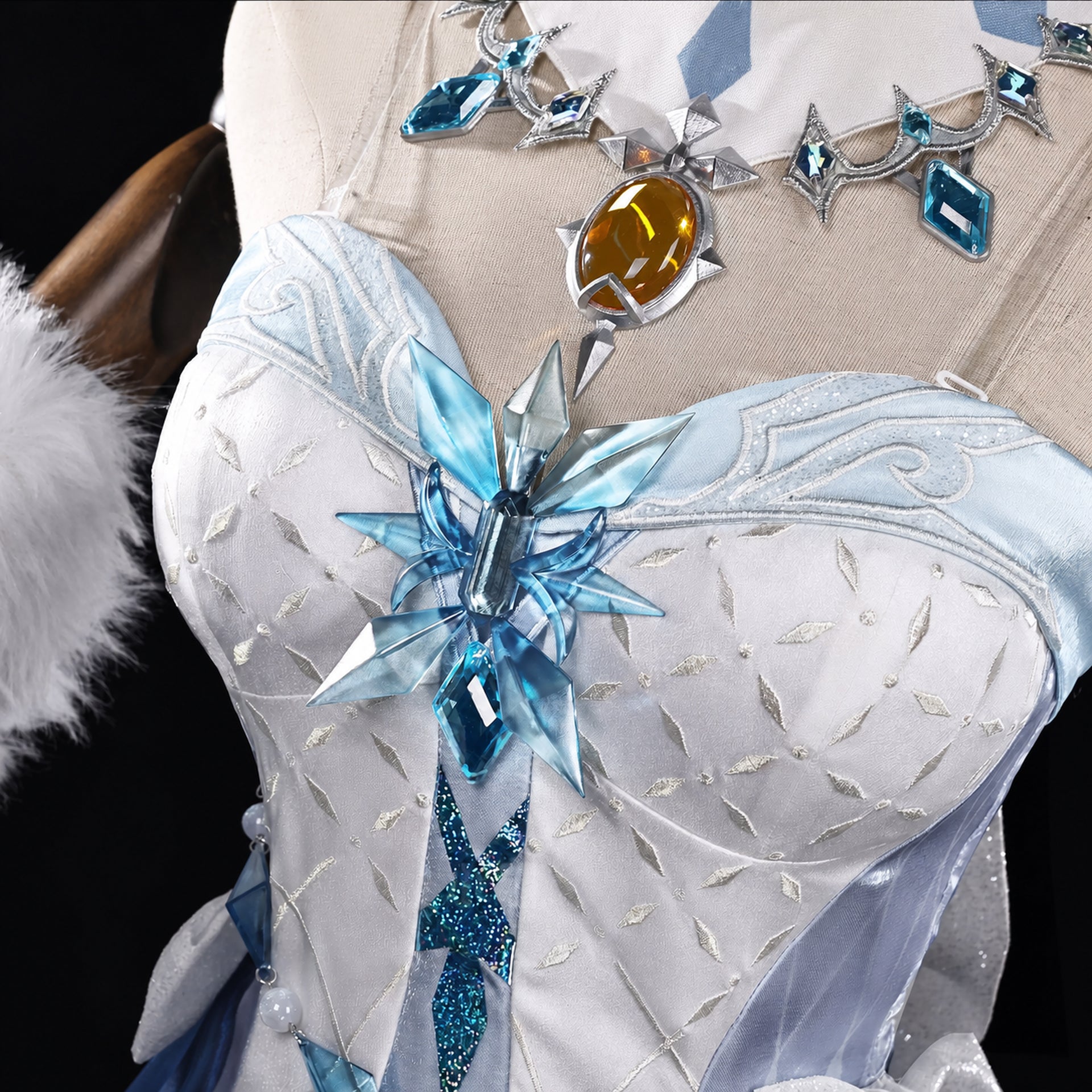 Tsaritsa Anastasia cosplay costume upper body details
