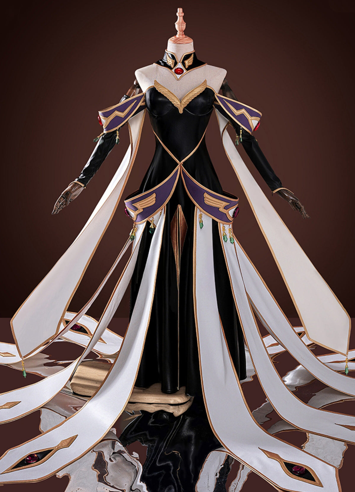 Code Geass C.C. White Queen Cosplay Costume