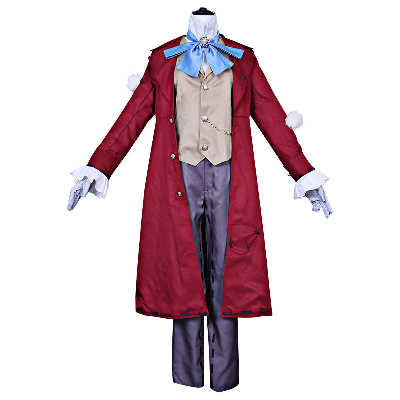 Identity V The Composer Frederick Kreiburg Cosplay Costume/Wig