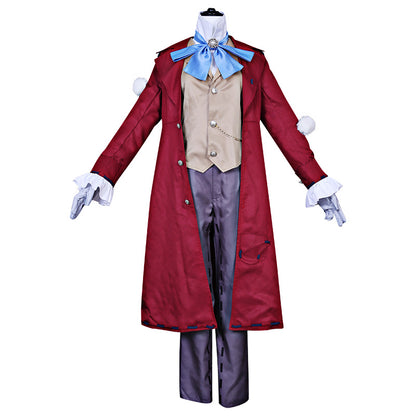 Identity V The Composer Frederick Kreiburg Cosplay Costume/Wig