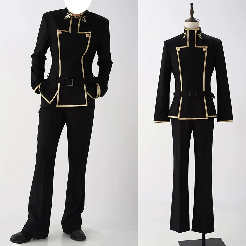 Code Geass Lelouch Lamperouge Ashford Academy Male Uniform Cosplay Costume