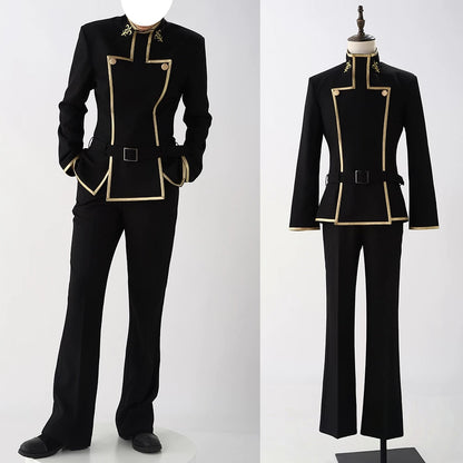 Code Geass Lelouch Lamperouge Ashford Academy Male Uniform Cosplay Costume