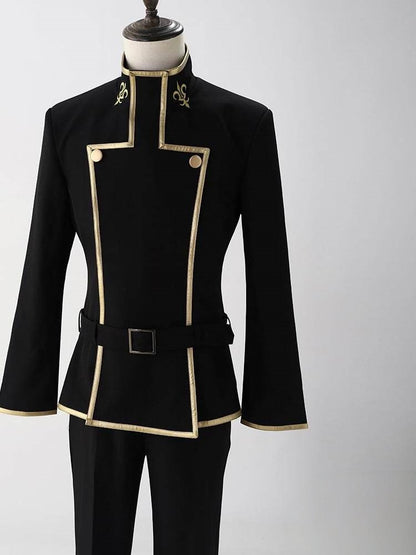 Code Geass Lelouch Lamperouge Ashford Academy Male Uniform Cosplay Costume