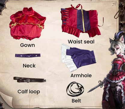 Identity V Archduchess Bloody Queen Mary Cosplay Costume