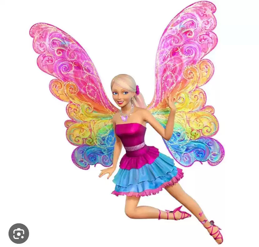Barbie A Fairy Secret cosplay costume with fairy wings accessory for fantasy look