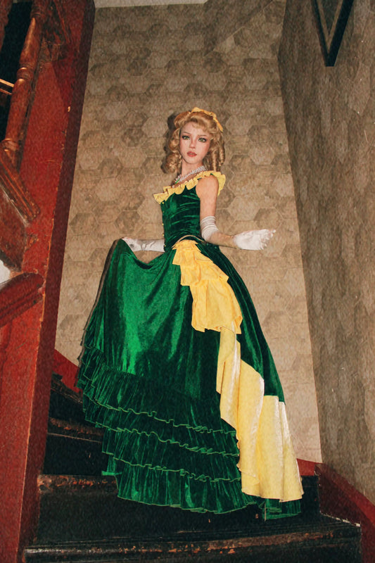 Barbie in A Christmas Carol Eden Starling green cosplay costume