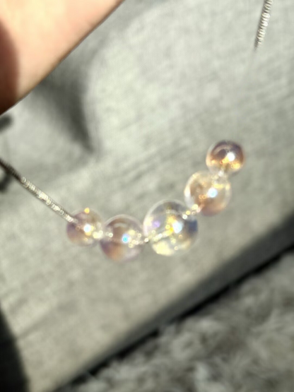 Colorful beaded necklace inspired by Barbie Fairytopia Magic of the Rainbow