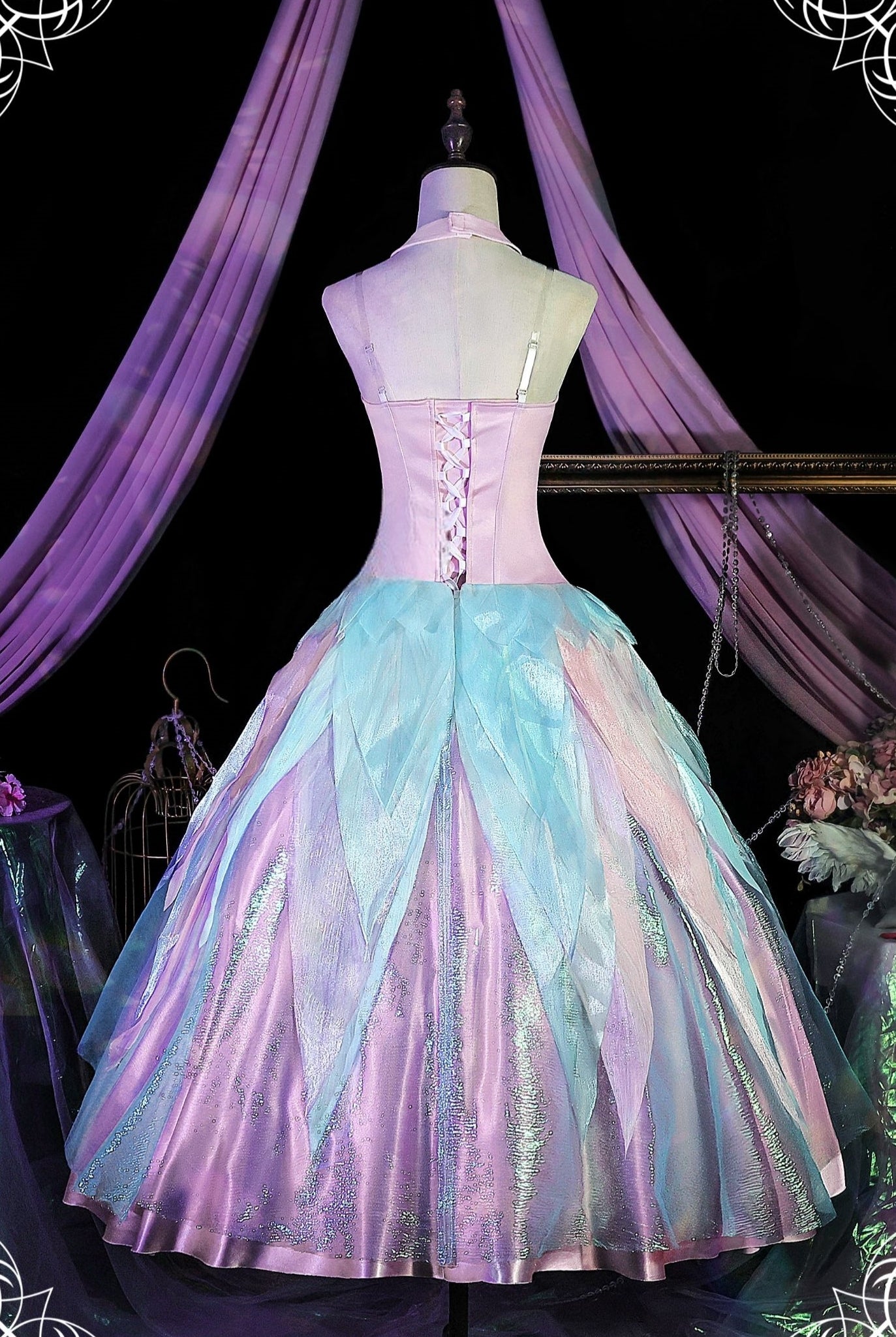 Barbie Princess Swan Lake Odette dress cosplay costume with fairy inspired design