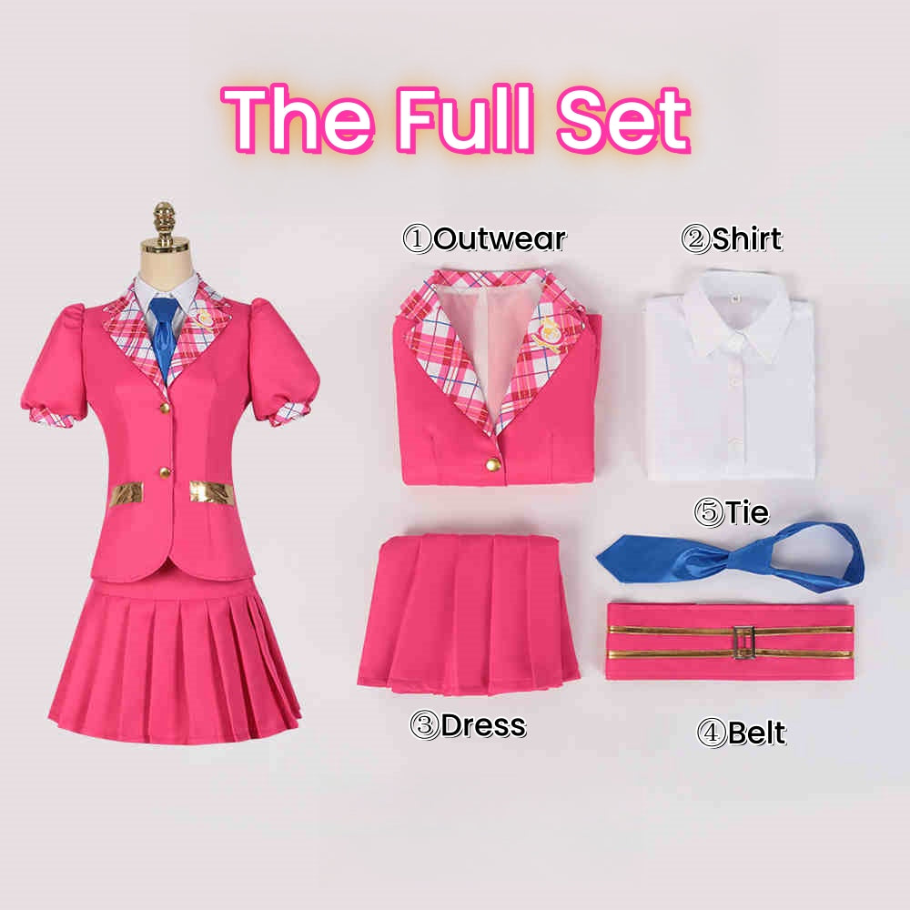 Barbie Princess Charm School Delancy costume set with complete dress accessories