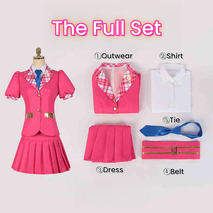 Barbie Princess Charm School Delancy costume set with complete dress accessories