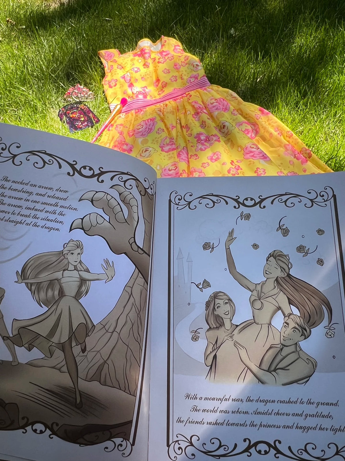 Barbie and the Secret Door magic book accessory for Princess Alexa cosplay costume