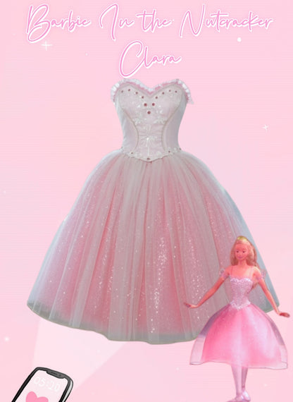 Barbie In the Nutcracker Clara Tutu Cosplay Costume