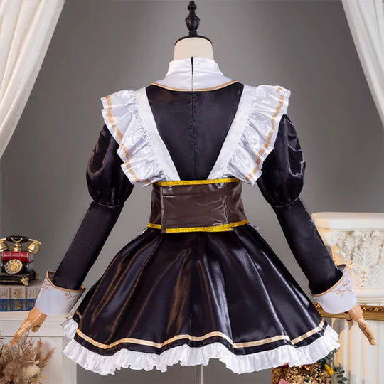 Identity V X Bookoff Gardener Maid Butler x Steam Punk Tea Party Emma Woods Cosplay Costume