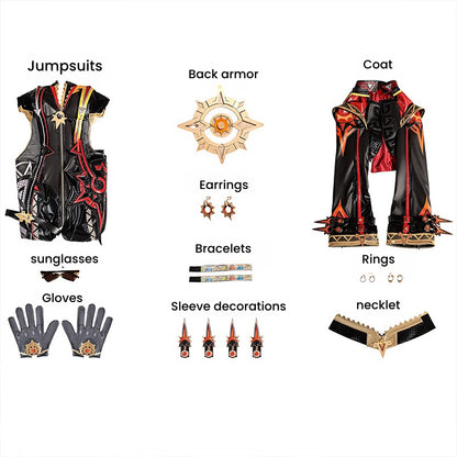 Genshin Impact Mavuika Cosplay Costume