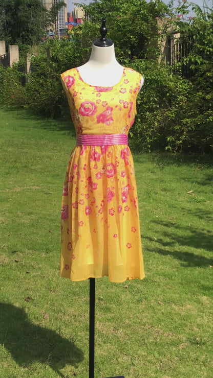 Barbie and the Secret Door Princess Alexa Yellow Dress Cosplay Costume