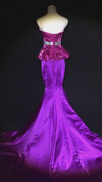 Purple Mermaid Princess Costume Dress | Rainybear