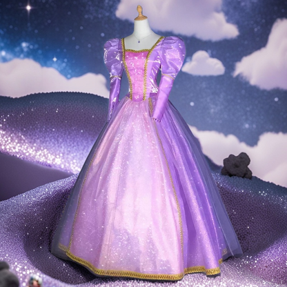 Purple Princess Dress Cosplay Costume